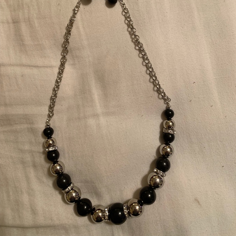 Necklace with matching earrings